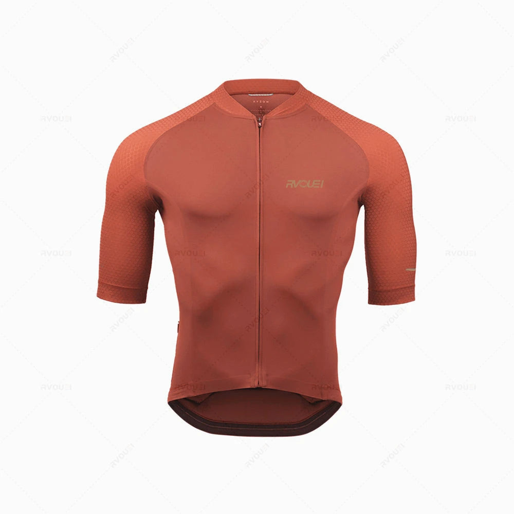 Wielerset voor Heren – Ademend Fietsshirt met Bibshort en Comfortabele Zeem 8