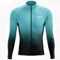 Wielerset voor Heren – Fietsshirt met Lange Mouwen en Bibbroek, Ademend Materiaal 13