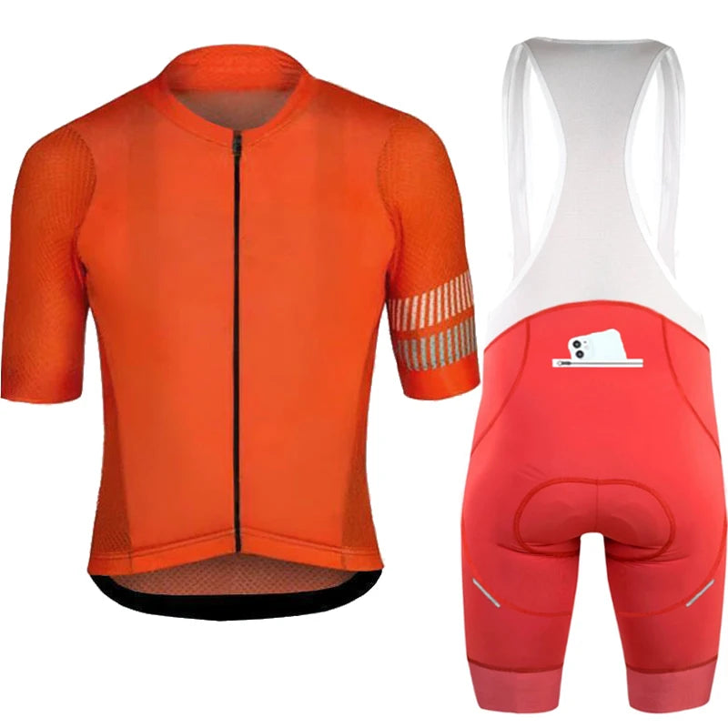 Wielertrui Set Voor Mannen En Vrouwen, Anti-UV, Ademend, Met Rits 6