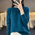 Womens Sweater Cashmere Crewneck Warm Pullover 6