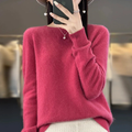 Womens Sweater Cashmere Crewneck Warm Pullover 7