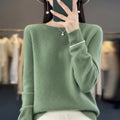 Womens Sweater Cashmere Crewneck Warm Pullover 8