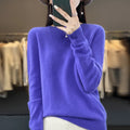 Womens Sweater Cashmere Crewneck Warm Pullover 9