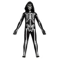 Zombie Skedel Jumpsuit Kinderen Halloween Kostuum 6