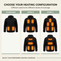 Verwarmde pufferjas heren – capuchon en meerdere warmtezones VestraGear